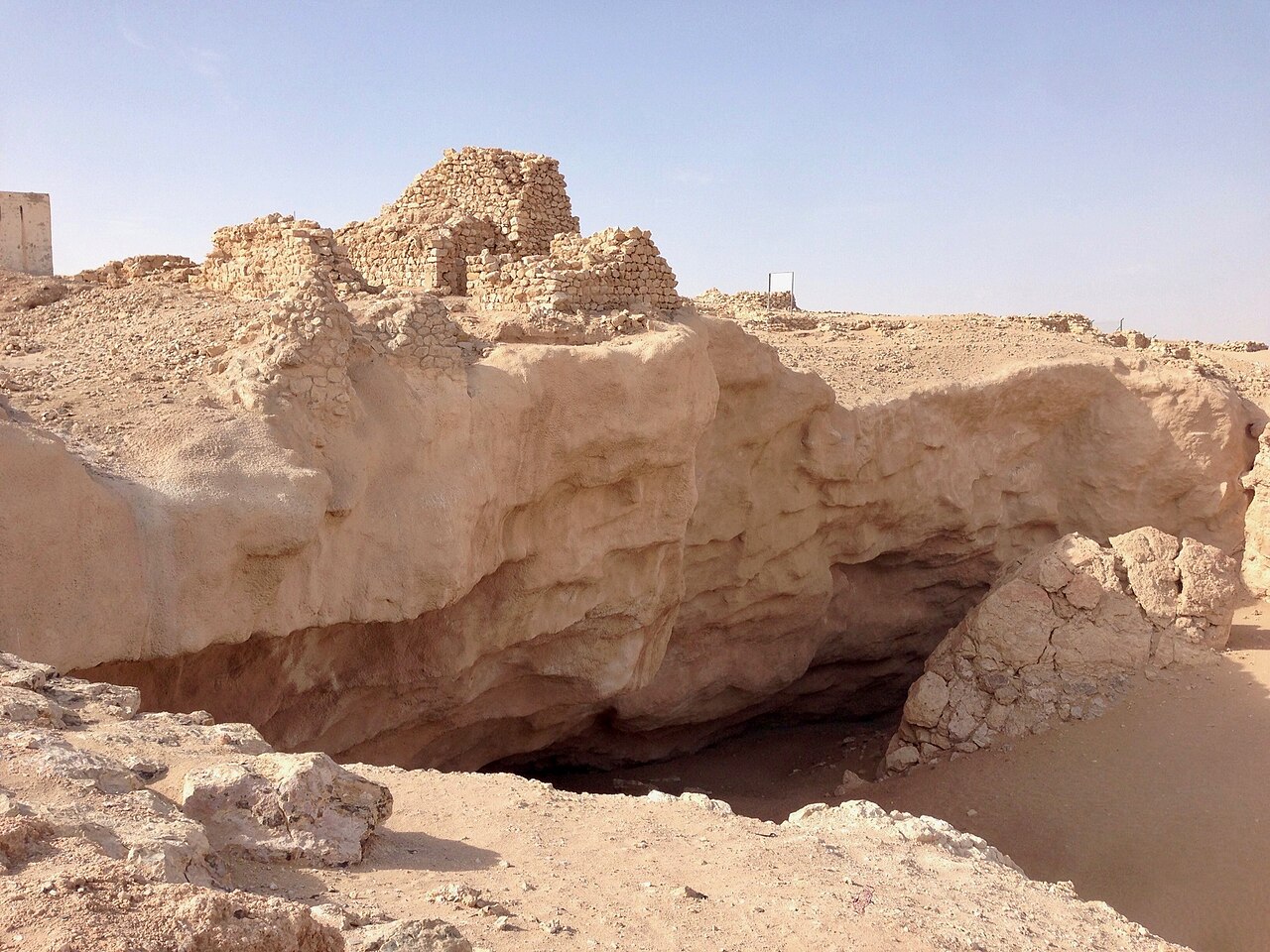 Ruins of the ancient caravan city at Shisr (Ubar), Dhofar